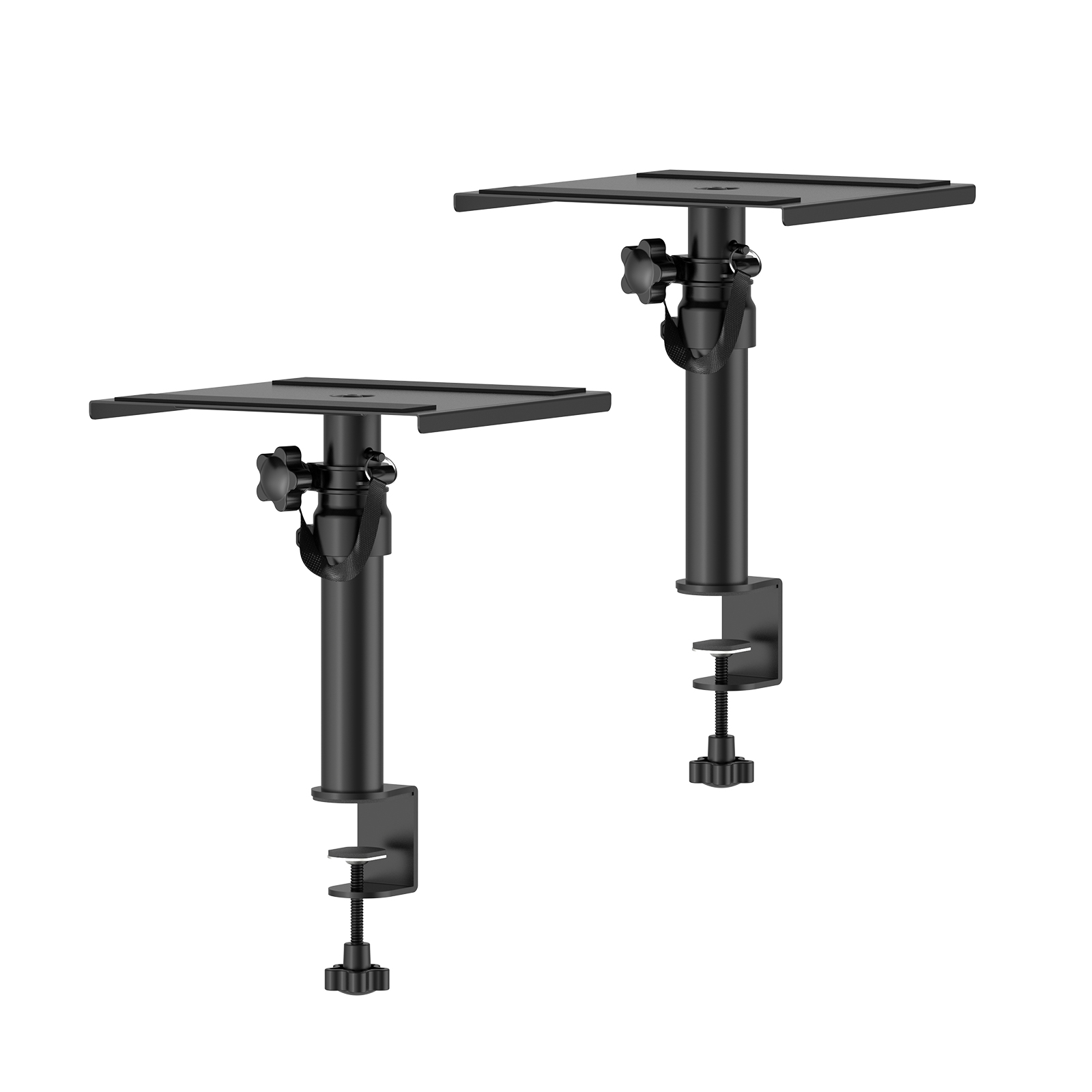 Desk Setup With 2 Monitors - Lot de 2 supports de haut-parleurs