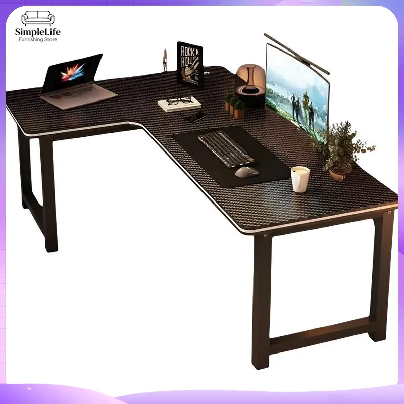 Desk Room Setup - Bureau d'angle pour jeux vidéo, bureau