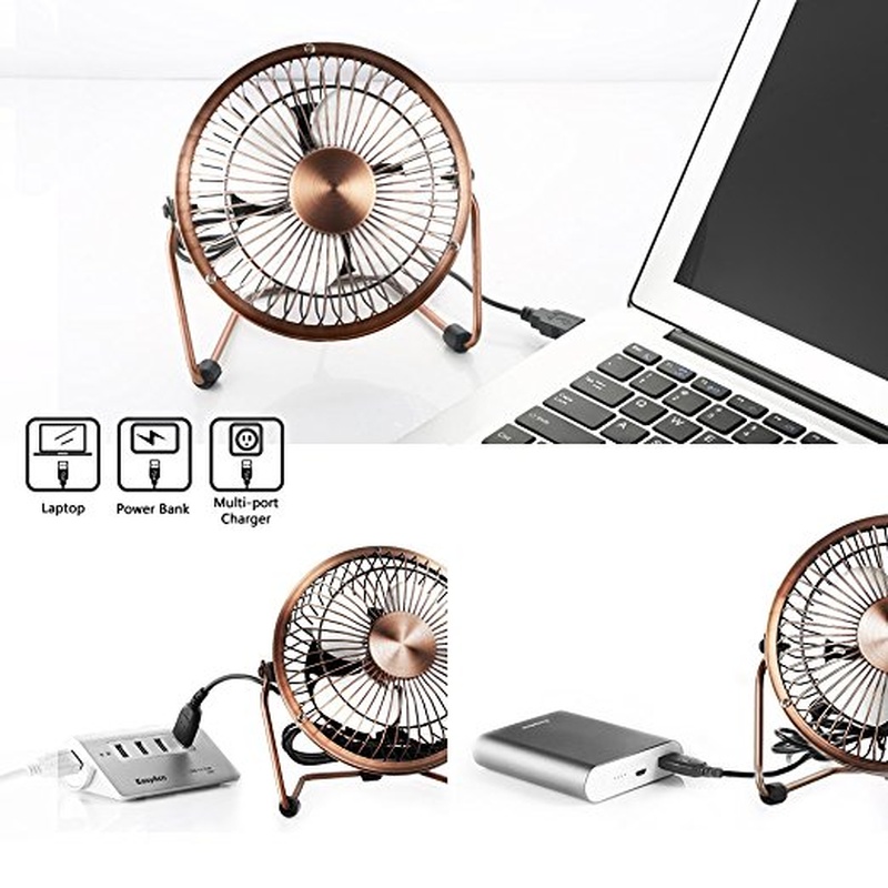 Desk Setup At Home - Mini ventilateur personnel avec câble USB