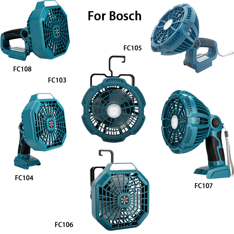 Desk Setup Gear - Ventilateur d'éclairage multifonctionnel pour Bosch, avec