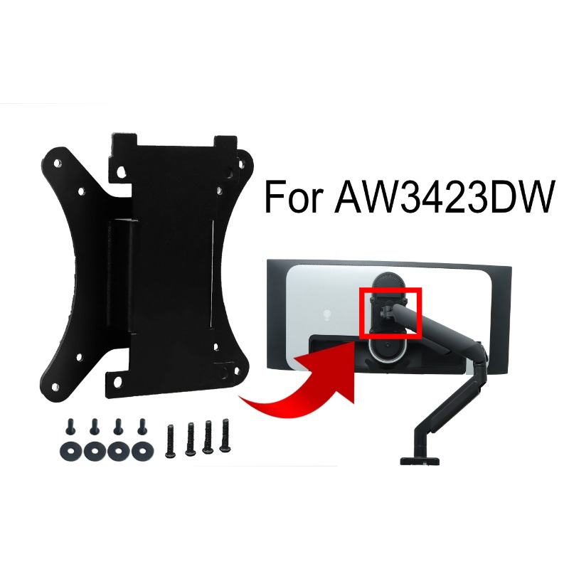 Desk Setup Monitor Arm - Adaptateur de montage mural VESA pour