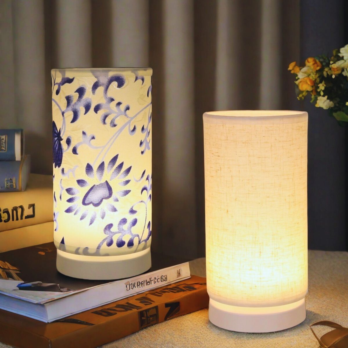Desk Setup Wallpaper - Lampe de bureau LED en tissu