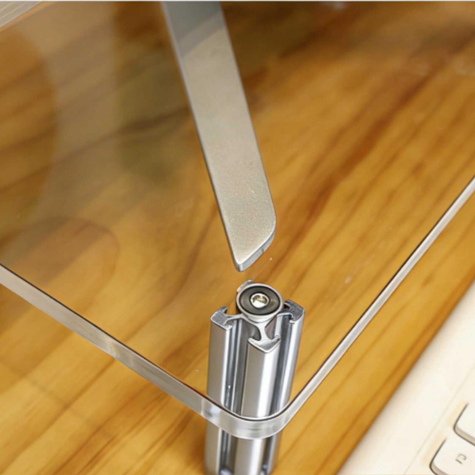 Desk Setup Riser - Support d'écran en acrylique transparent et