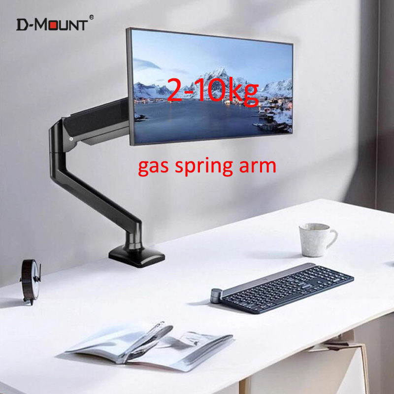 Desk Setup Monitor Arm - D-MOUNT D80 métal aluminium 2-10KG 13
