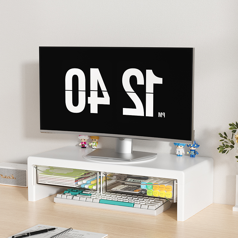 Support de moniteur à 2 niveau - Desk Setup Riser avis et prix