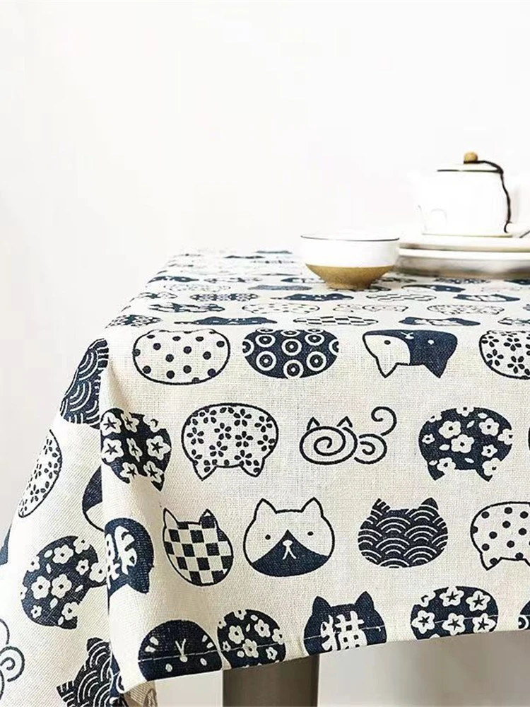 Ins nappe coton lin Art japona - Desk Setup Wallpaper avis et prix