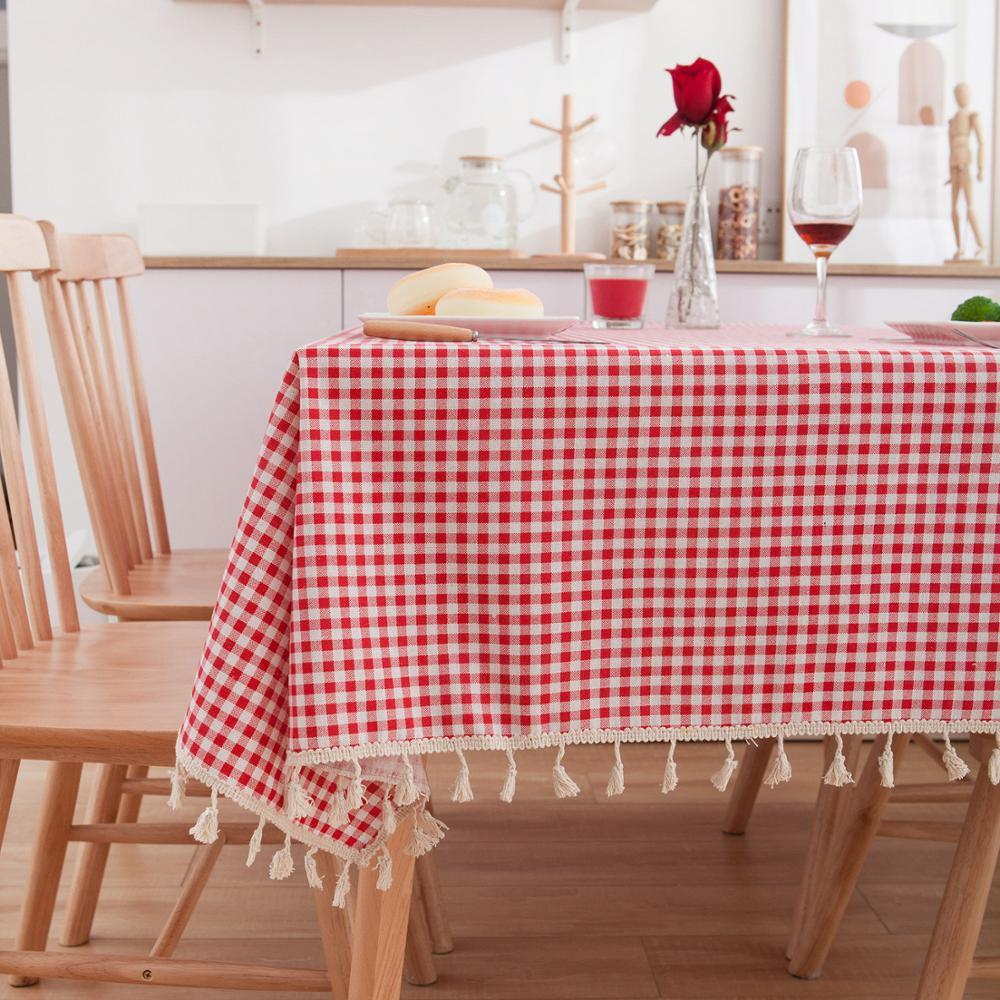Nappe de table à carreaux roug - Desk Setup Wallpaper avis et prix