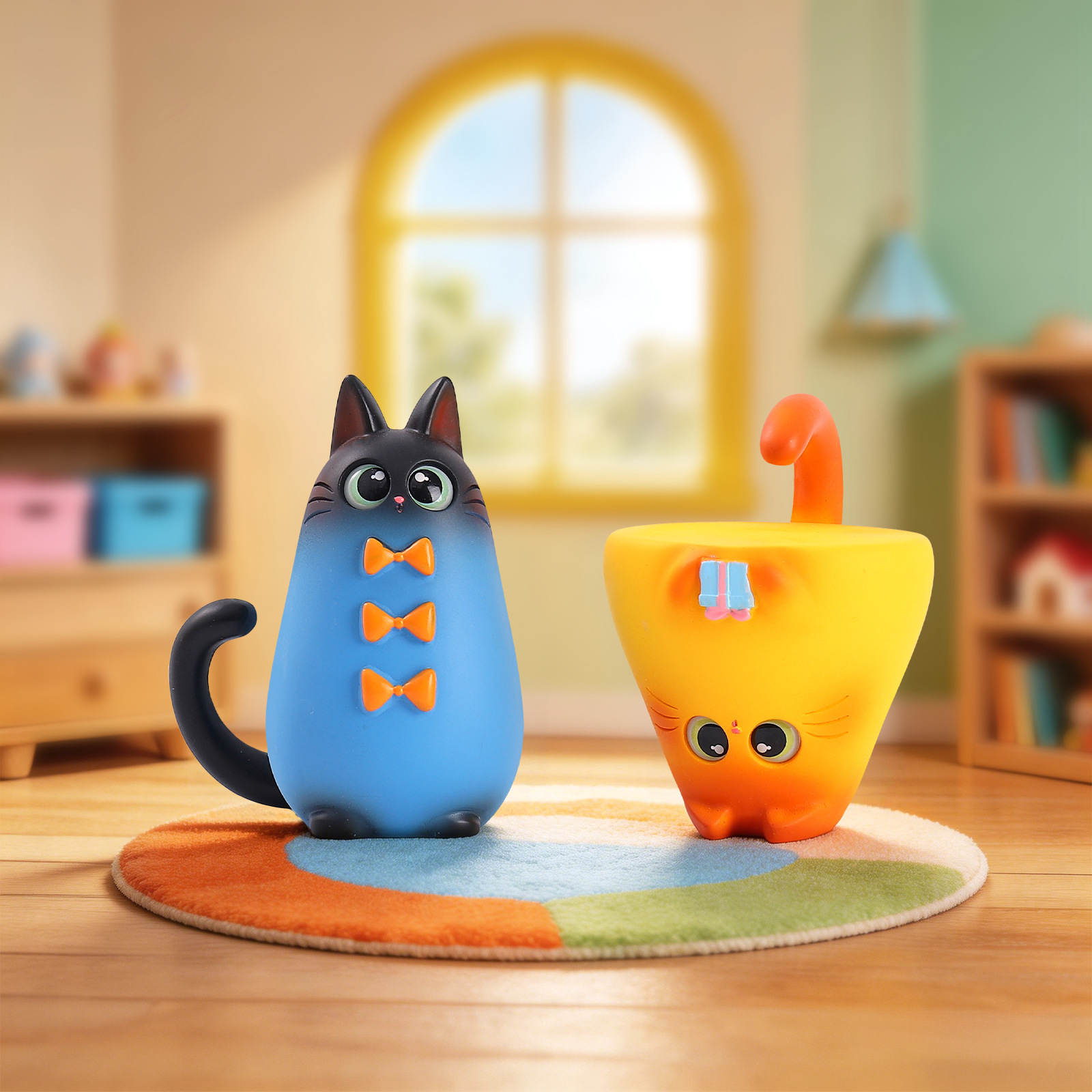 Figurine de chat en résine pou - Desk Setup At Home avis et prix
