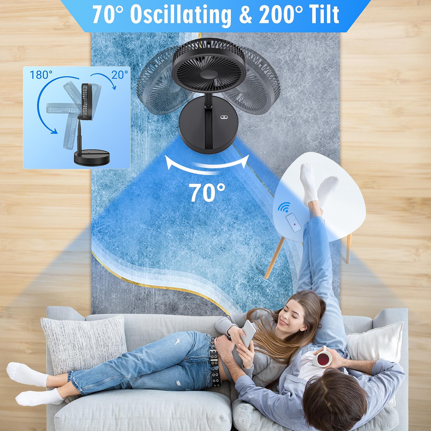 Ventilateur portable pliable r - Desk Setup Gear avis et prix