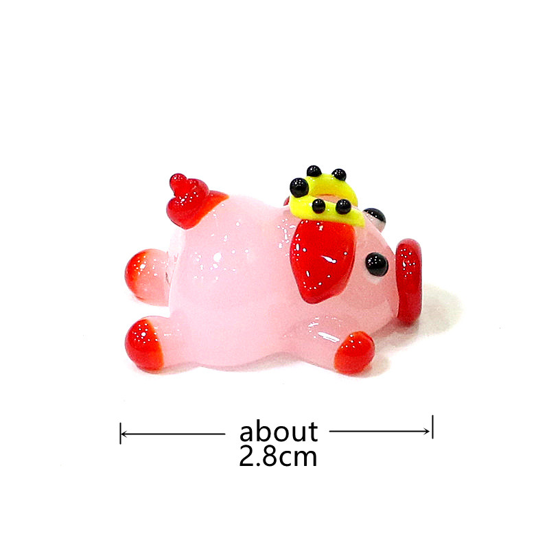 Figurine en verre cochon rose  - Desk Setup At Home avis et prix