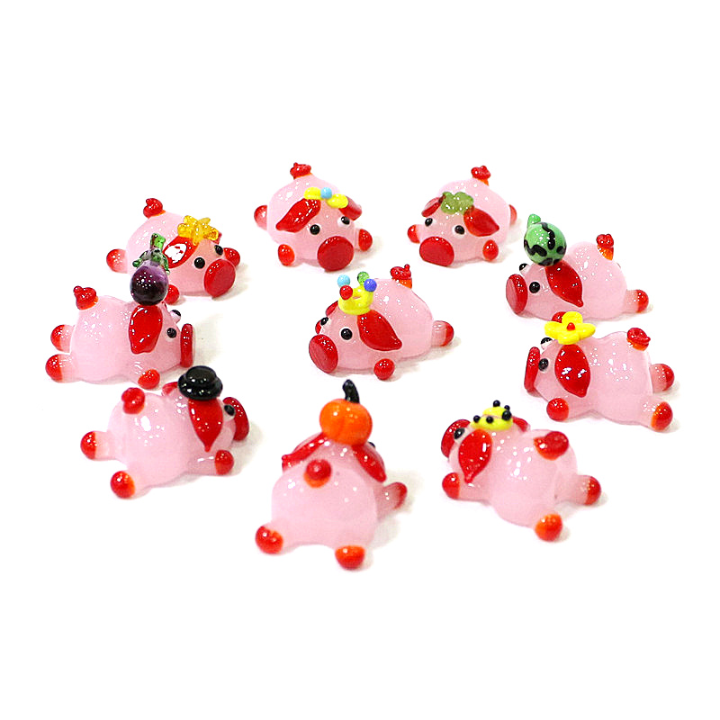 Figurine en verre cochon rose  - Desk Setup At Home avis et prix