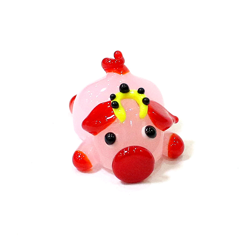 Figurine en verre cochon rose  - Desk Setup At Home avis et prix
