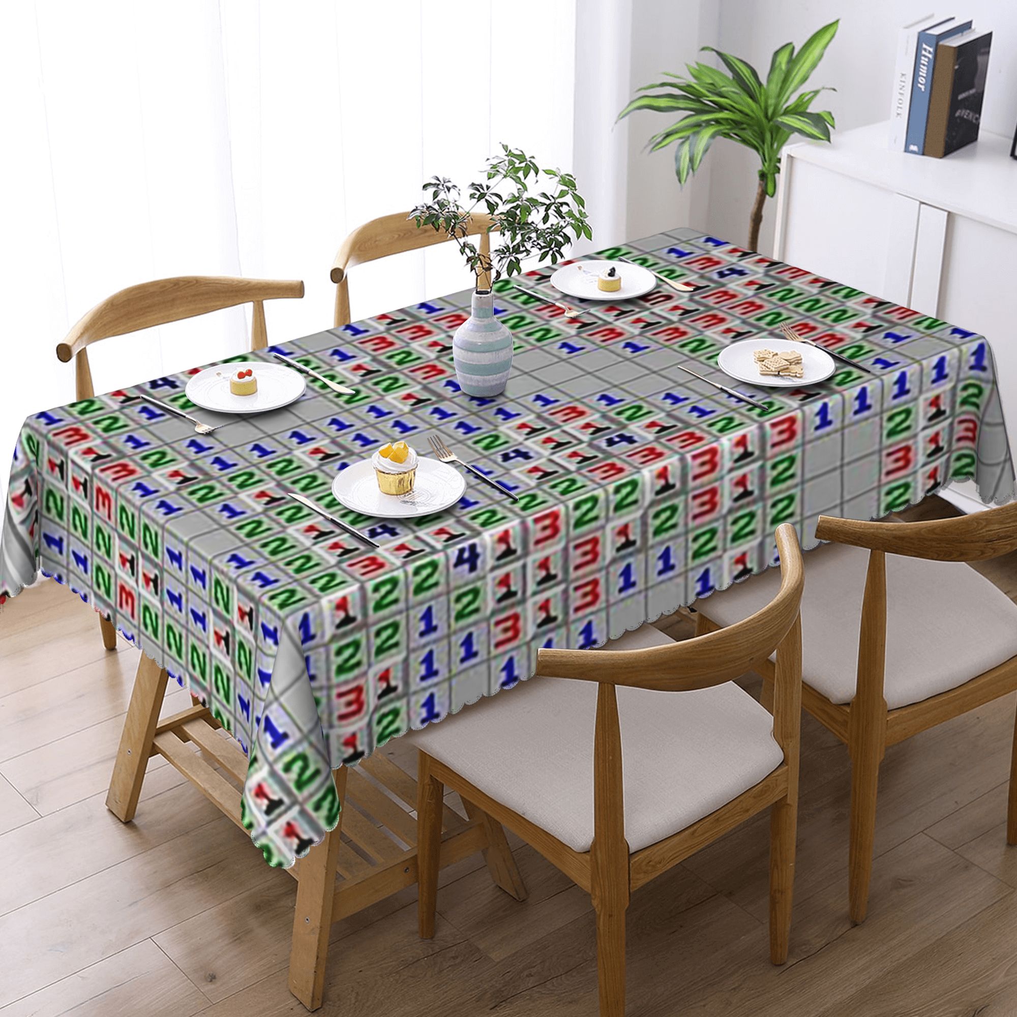 Nappe rectangulaire personnali - Desk Setup Wallpaper avis et prix