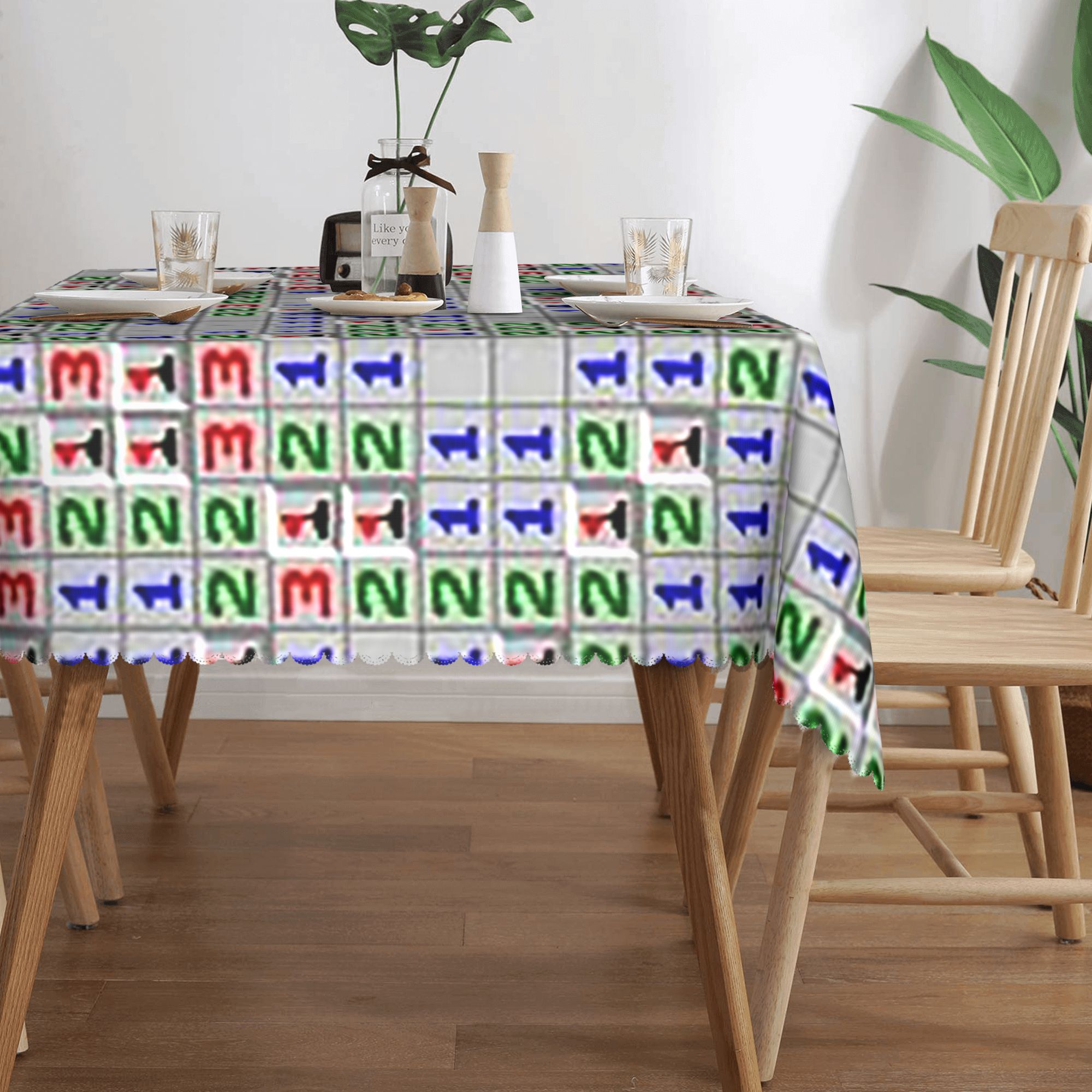 Nappe rectangulaire personnali - Desk Setup Wallpaper avis et prix