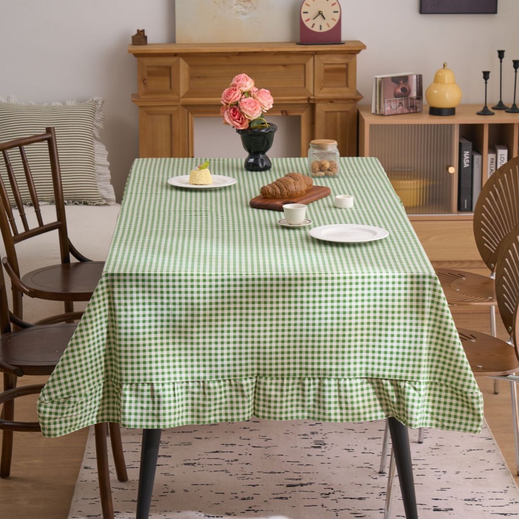 Nappe rectangulaire à carreaux - Desk Setup Wallpaper avis et prix