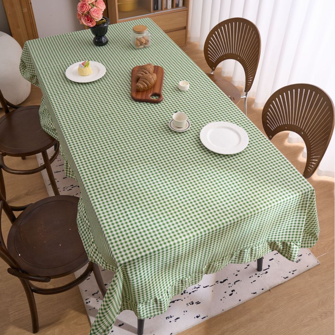 Nappe rectangulaire à carreaux - Desk Setup Wallpaper avis et prix