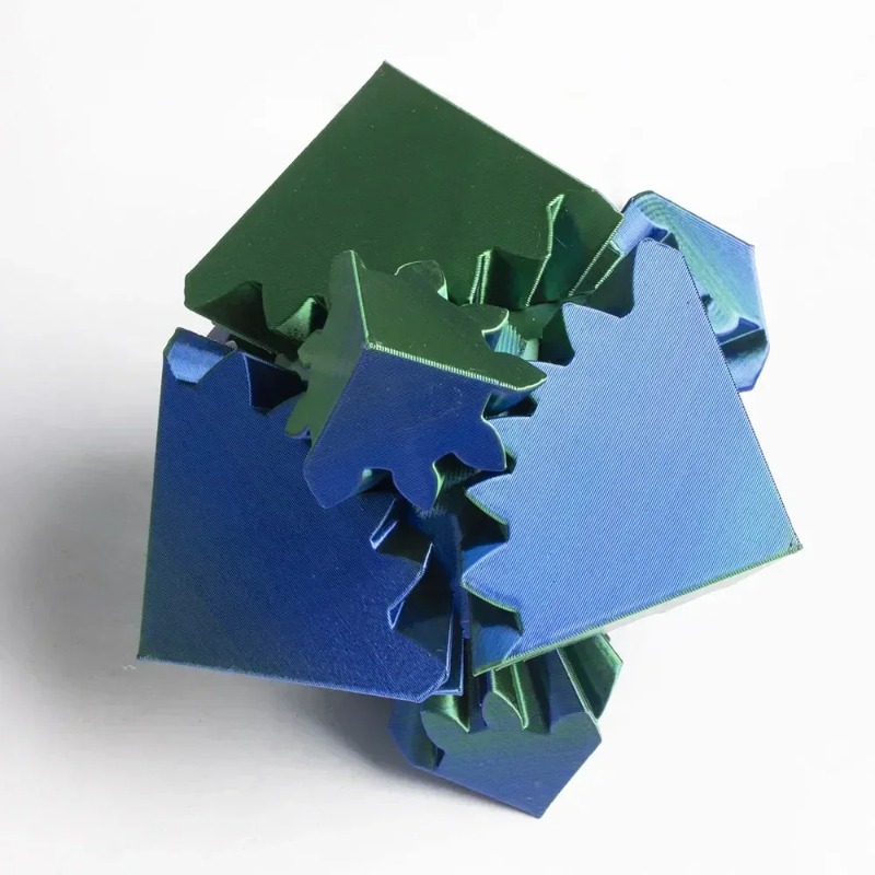 Cube rotatif imprimé en 3D, dé - Desk Setup Gear avis et prix