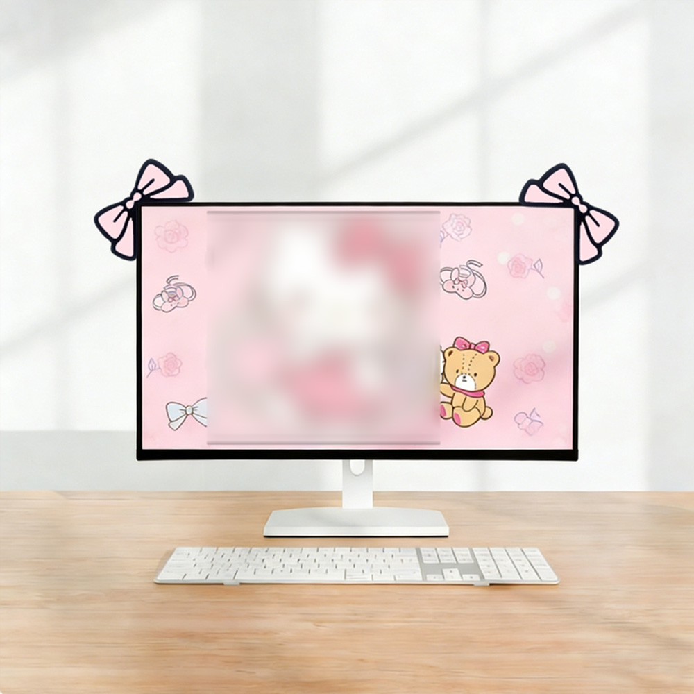 Décoration d'écran rose mignon - Desk Setup Accessories Aesthetic avis et prix