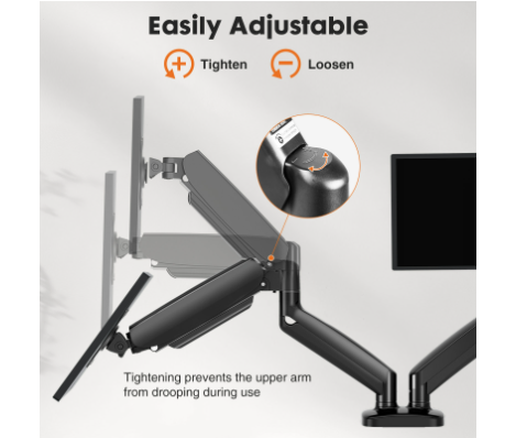 Support double moniteur à bras - Desk Setup Monitor Arm avis et prix