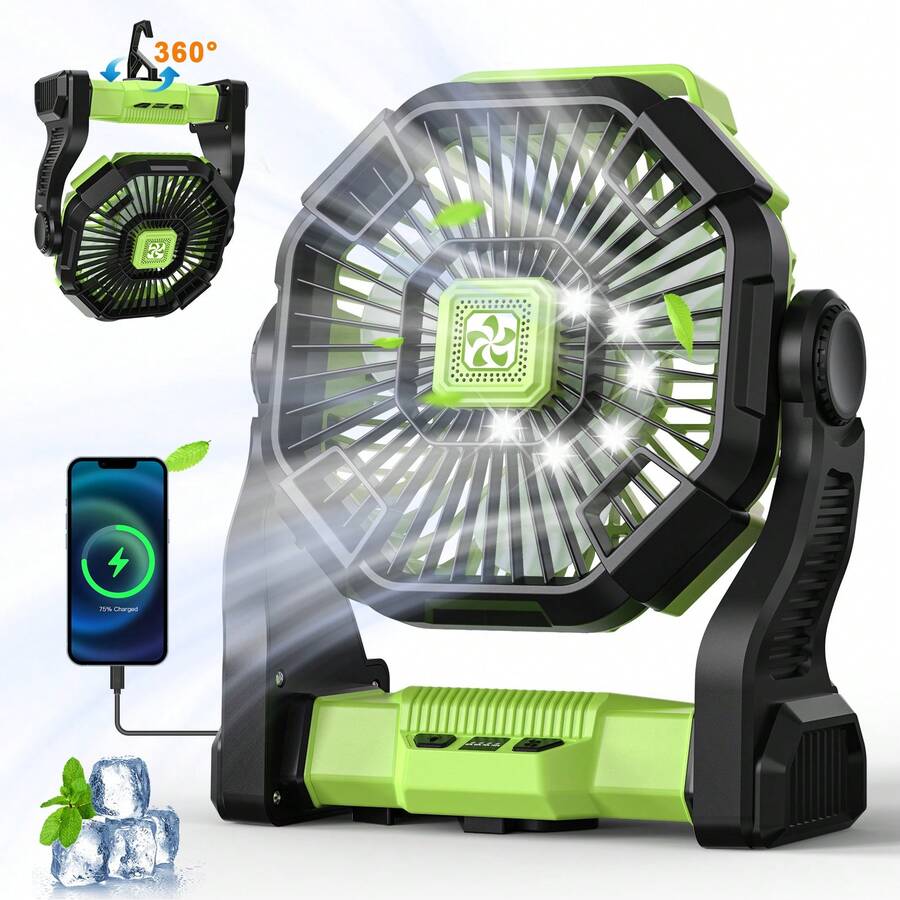 Ventilateur portable alimenté  - Desk Setup Gear avis et prix