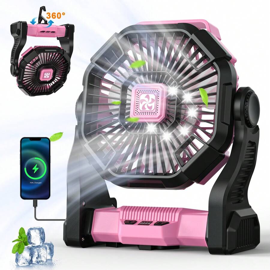 Ventilateur portable alimenté  - Desk Setup Gear avis et prix