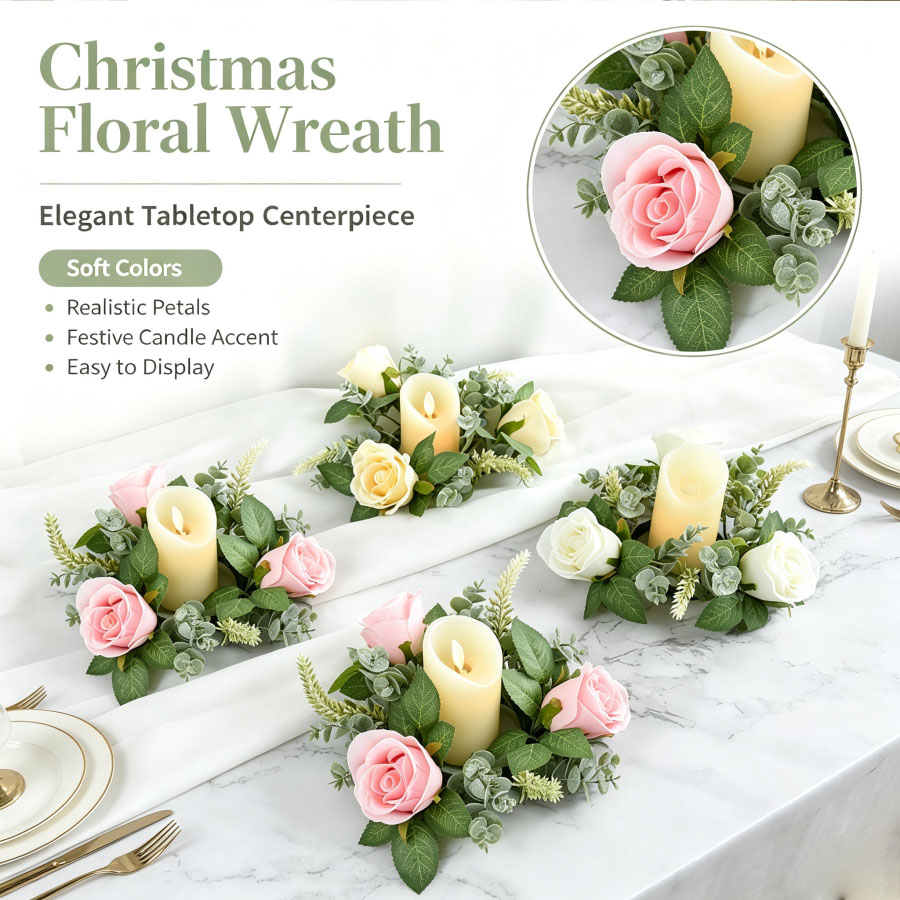 Guirlande florale en forme de  - Desk Setup At Home avis et prix
