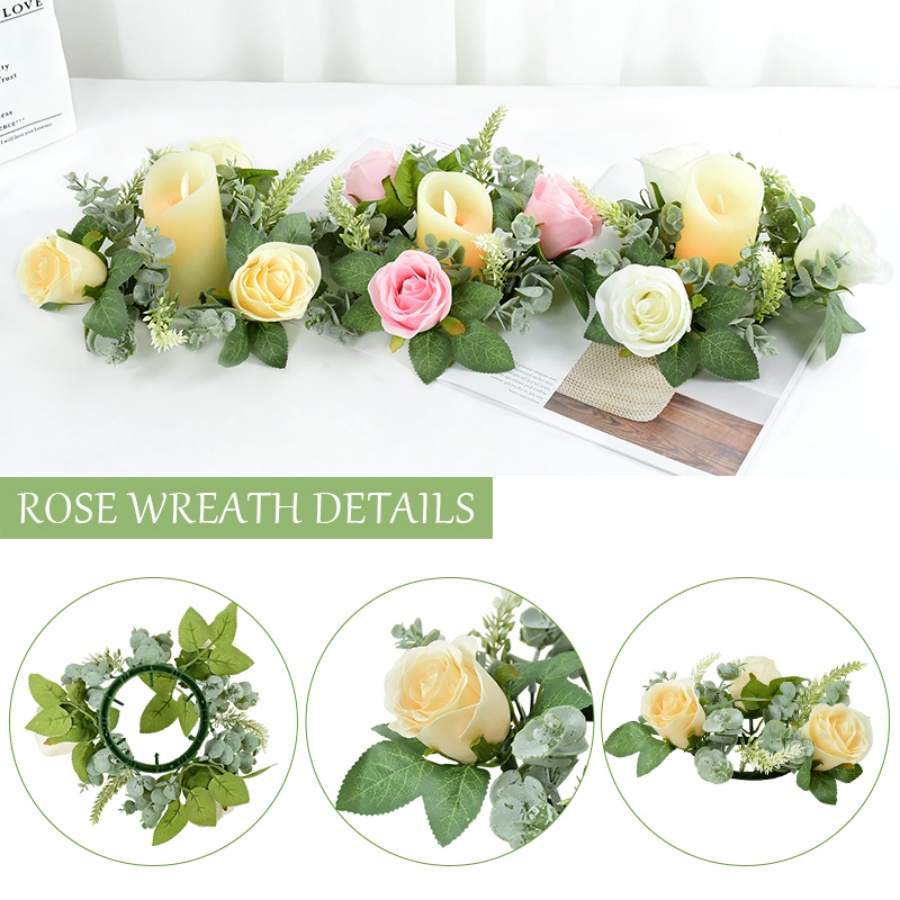 Guirlande florale en forme de  - Desk Setup At Home avis et prix