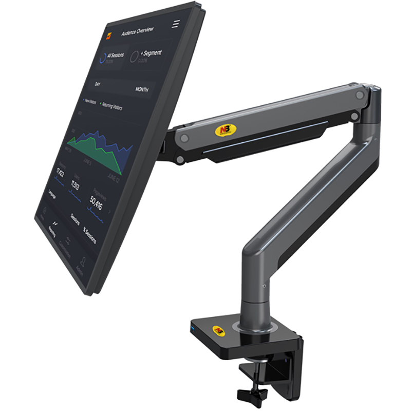 NB-Bras à ressort à gaz pour é - Desk Setup Monitor Arm avis et prix