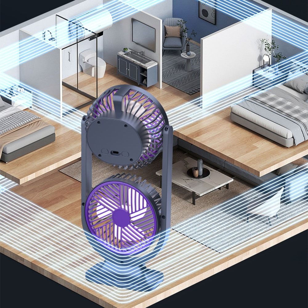 Ventilateur de bureau à double - Desk Setup Gear avis et prix