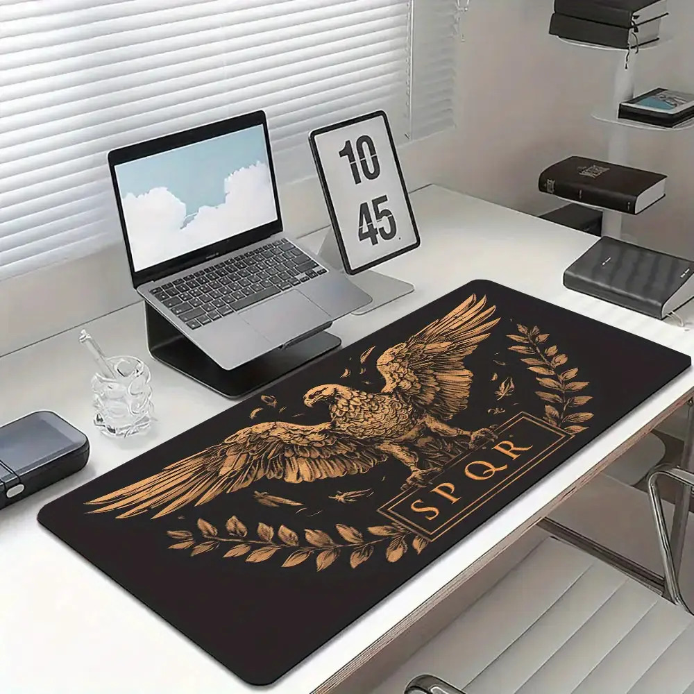 Tapis de bureau marron doré et - Desk Room Setup avis et prix