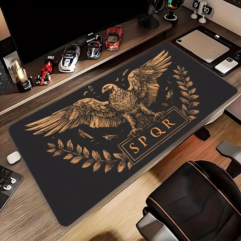 Tapis de bureau marron doré et - Desk Room Setup avis et prix