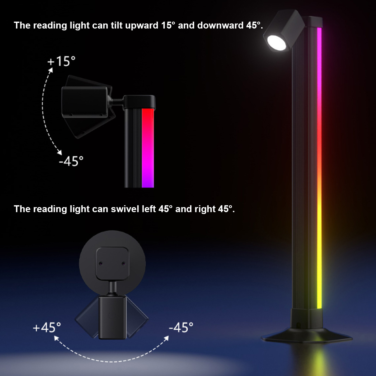 Barre lumineuse intelligente L - Desk Setup Background avis et prix