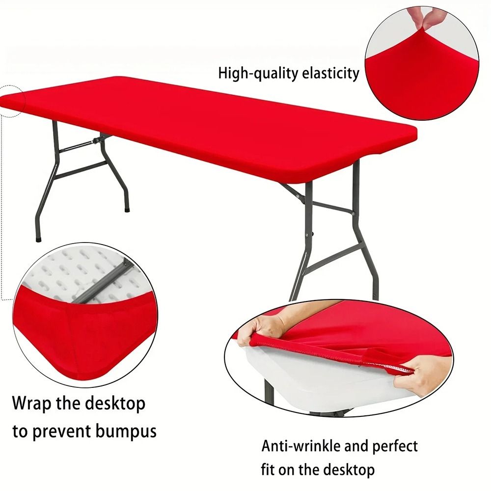 Nappe rectangulaire en spandex - Desk Setup Wallpaper avis et prix