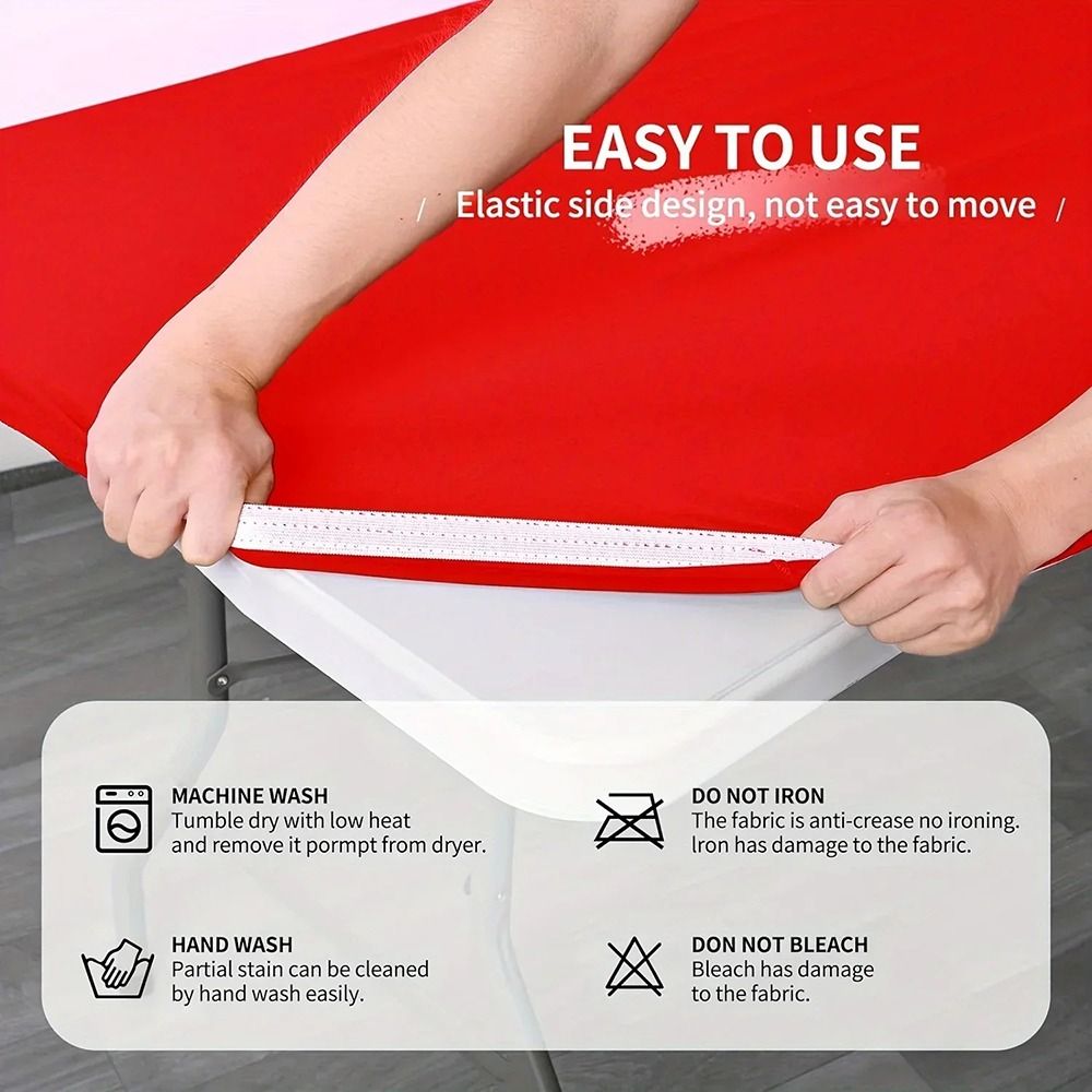 Nappe rectangulaire en spandex - Desk Setup Wallpaper avis et prix